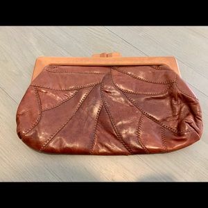 Vintage Leather Clutch